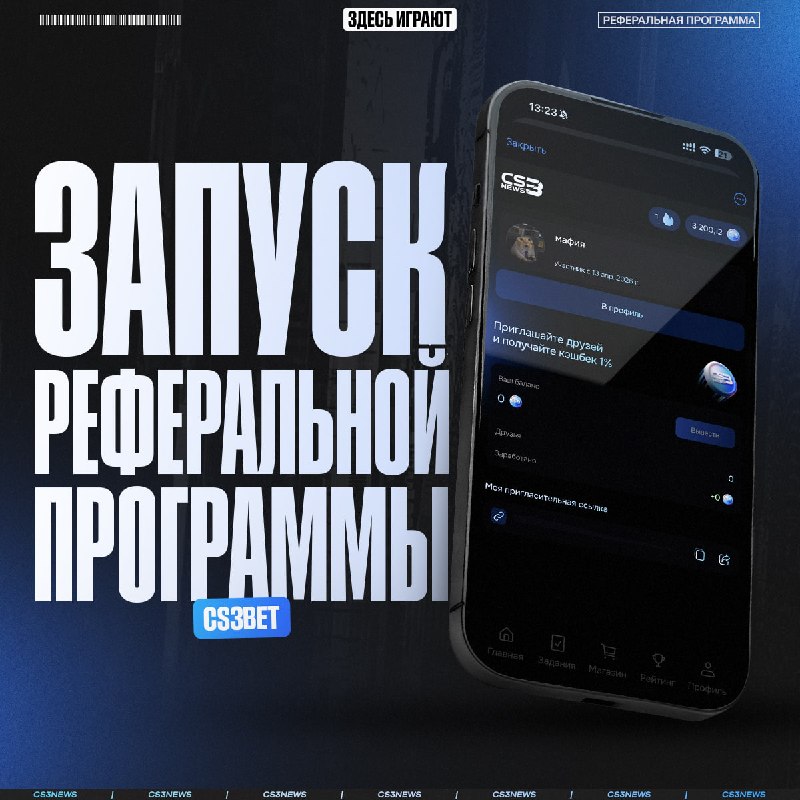 Запускаем реферальную систему в CS3BET