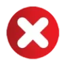 ❌