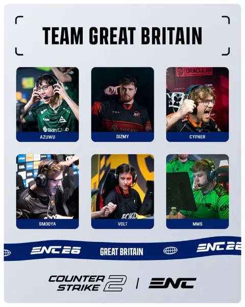 Британская сборная на Esports Nations Cup на ваших глазах!