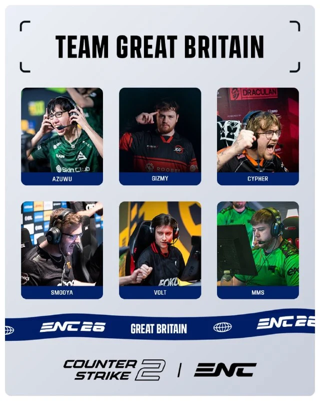 Британская сборная на Esports Nations Cup на ваших глазах!