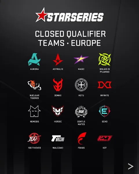 Анонсированы команды, которые сыграют на закрытой квале к StarSeries Fall 2026.