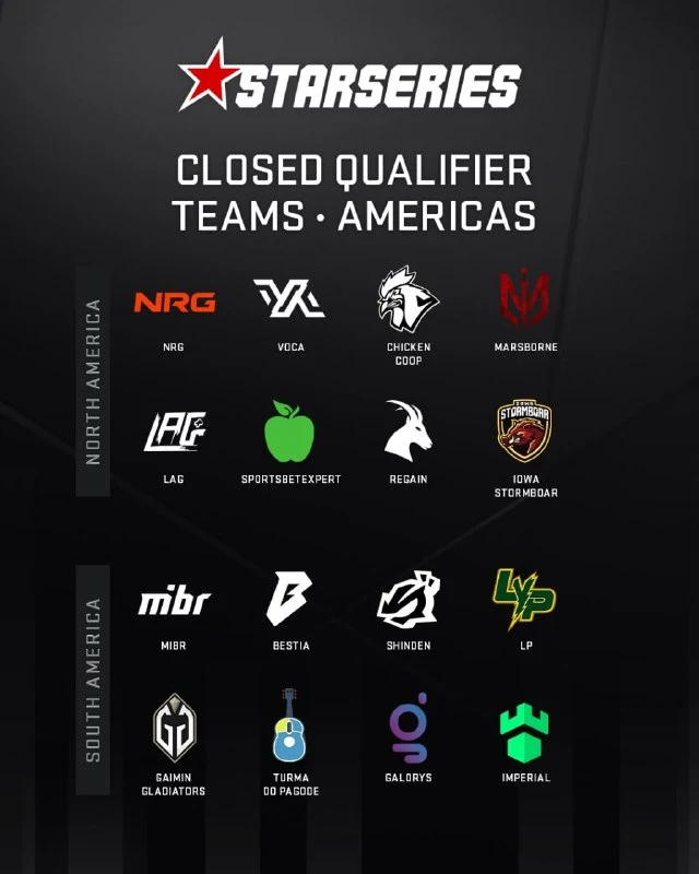Анонсированы команды, которые сыграют на закрытой квале к StarSeries Fall 2026.
