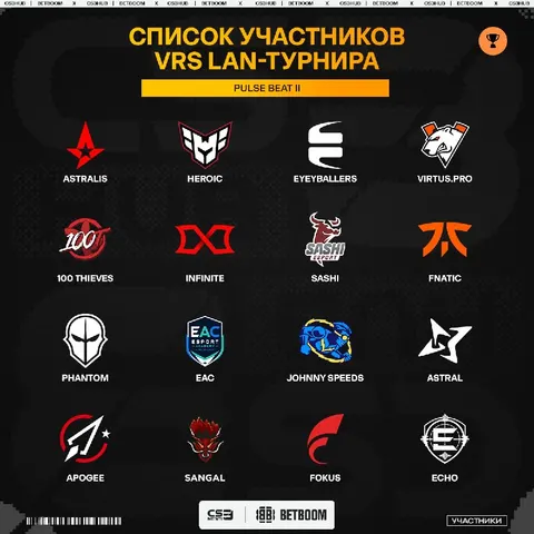 Определился полный список команд к предстоящему Pulse Beat II