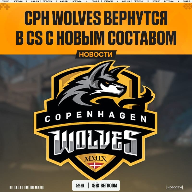 CPH Wolves готовятся представить новый состав, который они тестируют, — в январе этого года организация вышла из дисциплины после проблем с…
