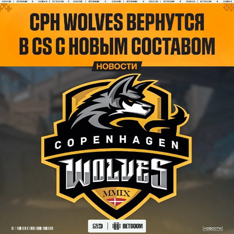 CPH Wolves готовятся представить новый состав, который они тестируют, — в январе этого года организация вышла из дисциплины после проблем с…