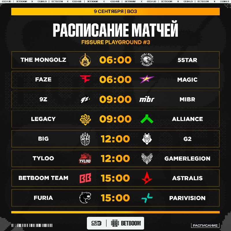 FURIA vs. PARIVISION — интереснейшая вывеска второго дня FISSURE Playground #3.