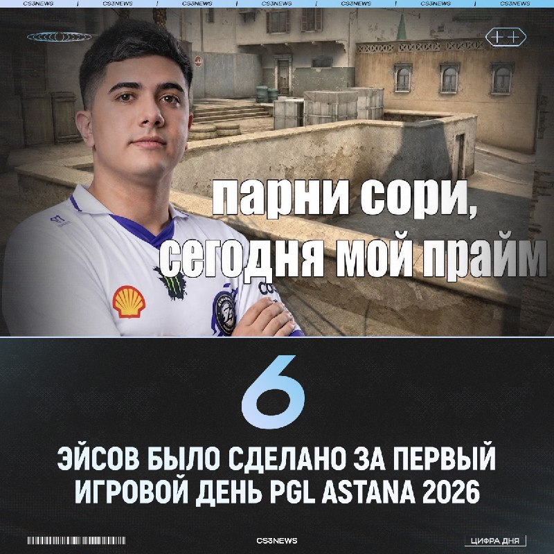 Сегодня все в прайме — целых 6 эйсов было сделано за первый игровой день!