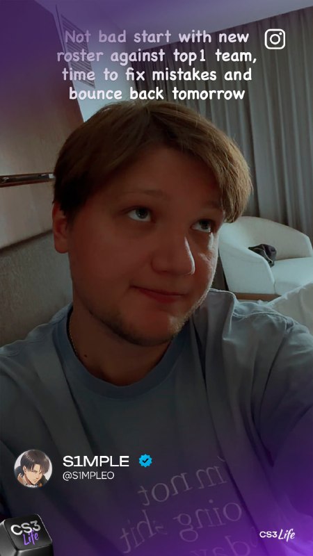S1mple поделился эмоциями после проигрыша Vitality: