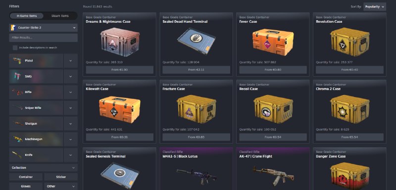 Valve обновили дизайн торговой площадки!