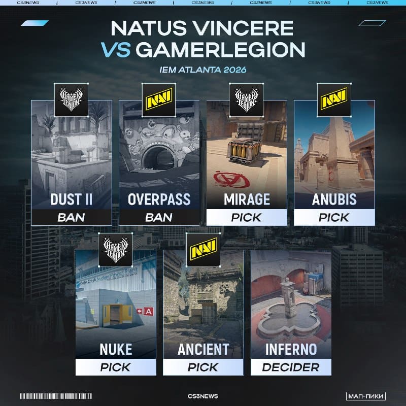 Второй финал за день, но не менее важный для обеих команд — NAVI vs.