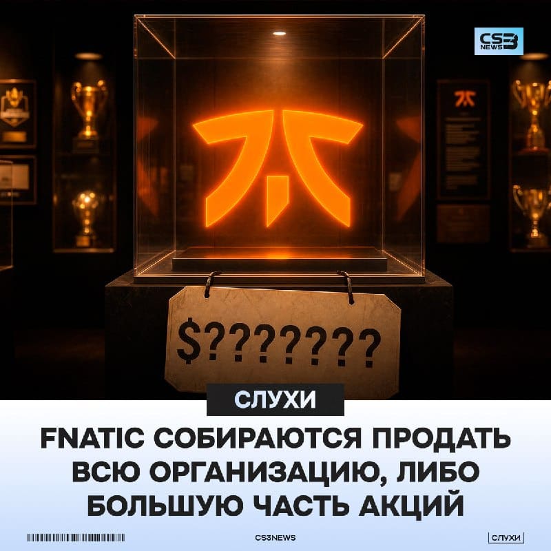 Fnatic снова ведут переговоры о продаже организации.