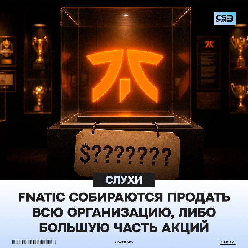Fnatic снова ведут переговоры о продаже организации.