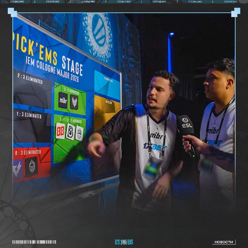 Мем дня: игроки MIBR поставили THUNDER dOWNUNDER на вылет 0-3, а свою команду на выход 3-0 прямо перед матчем друг против друга.