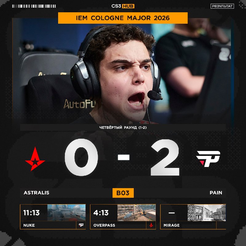 СЕГОДНЯ БЕЗ КАМБЕКА — ASTRALIS ПОКИДАЮТ МЕЙДЖОР В КЁЛЬНЕ!