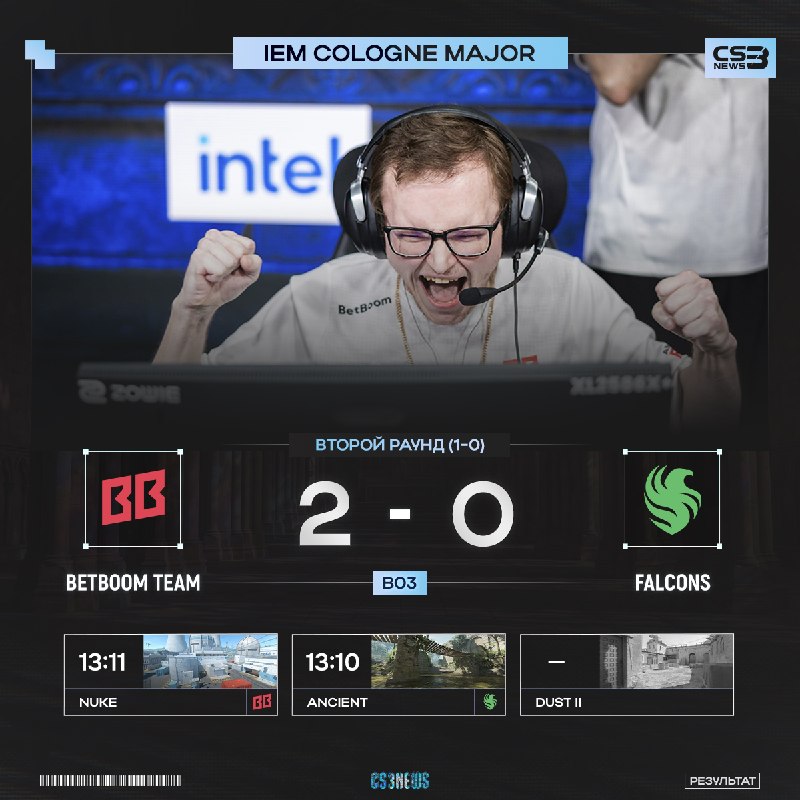 BETBOOM TEAM ВЫИГРЫВАЮТ FALCONS И ПРОХОДЯТ НА 2-0!