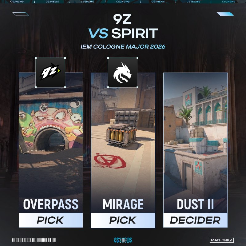 Матч за выход в плей-офф мейджора — 9z vs Spirit