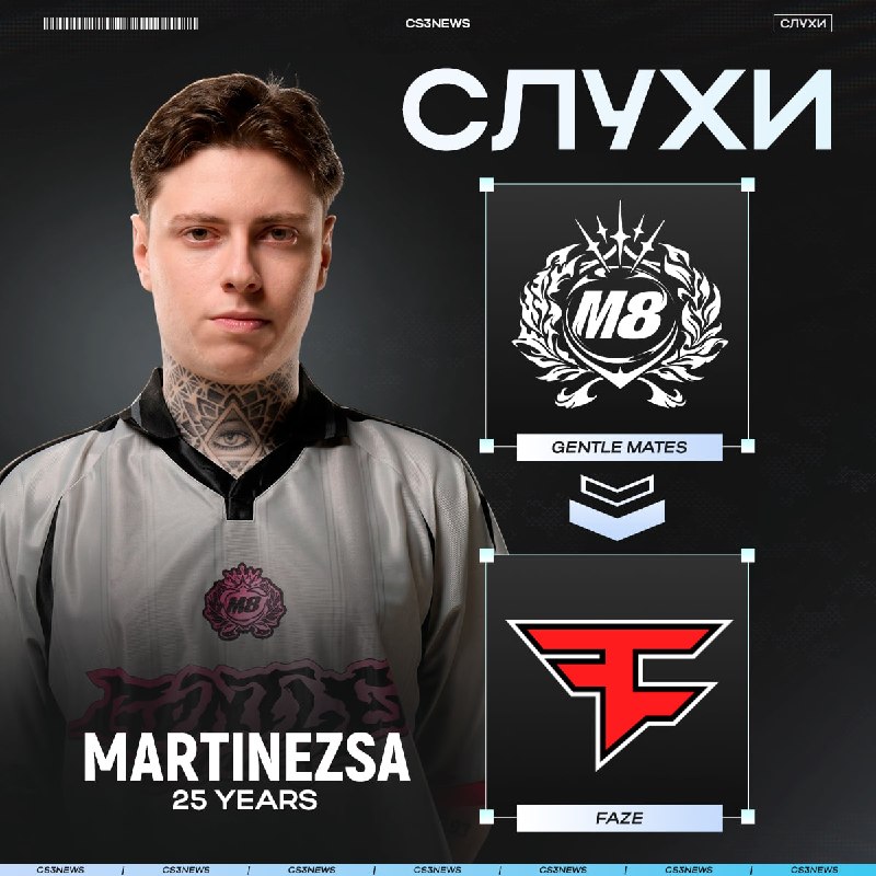 FaZe ведут переговоры с MartinezSa на замену broky