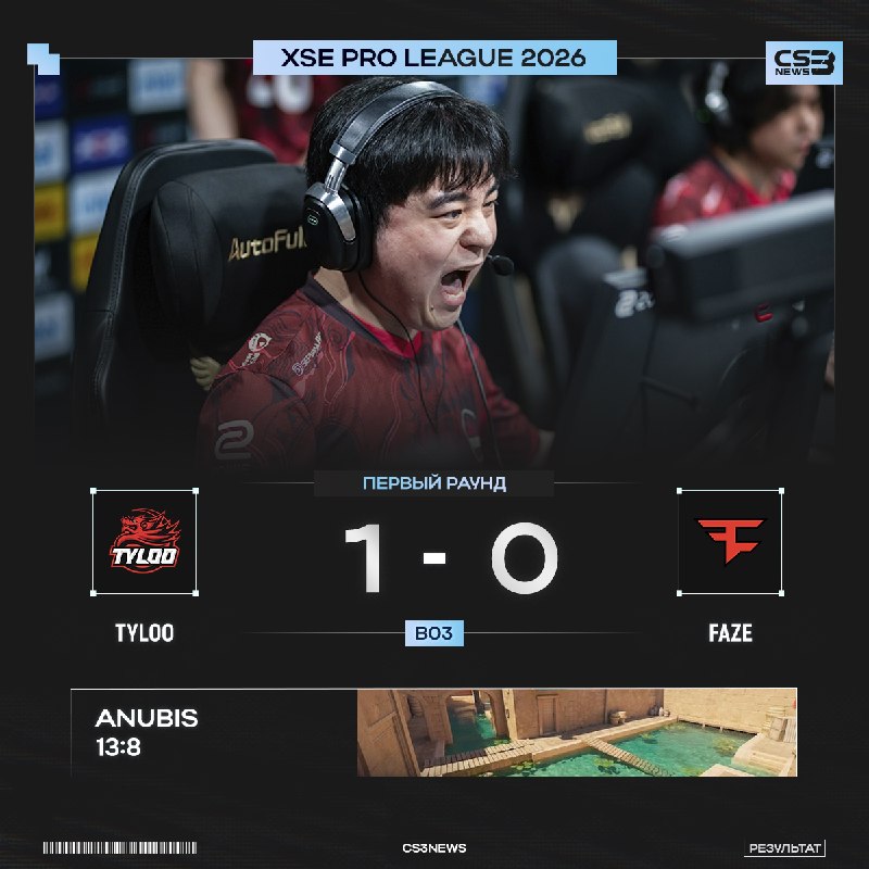 TYLOO начинают турнир с победы — FaZe с новым снайпером отправляются в сетку 0-1.