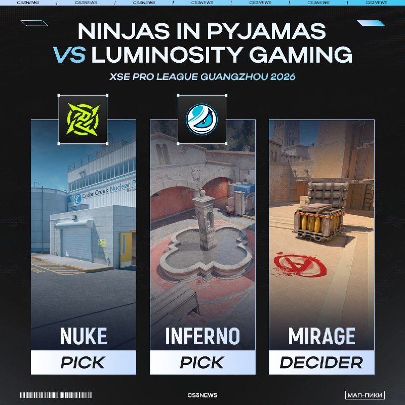 NIP vs. Luminosity — сражение за шанс первыми вылететь с прекрасного турнира в Китае!