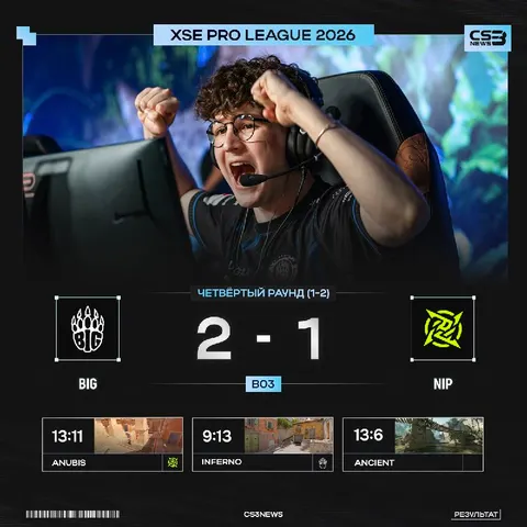 NIP покидают XSE Pro League 2026.