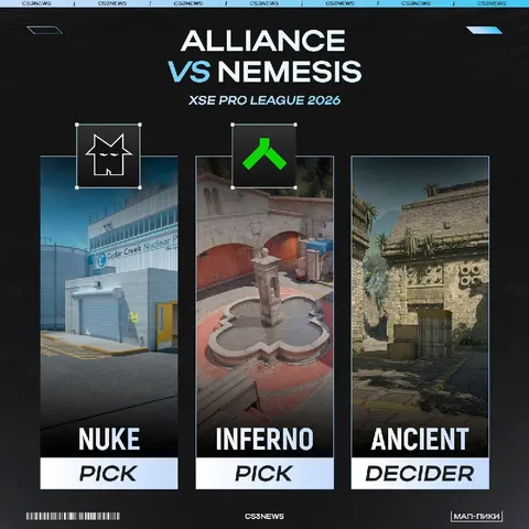 Смотрим заключительный матч плей-оффа на сегодня — Alliance против Nemesis