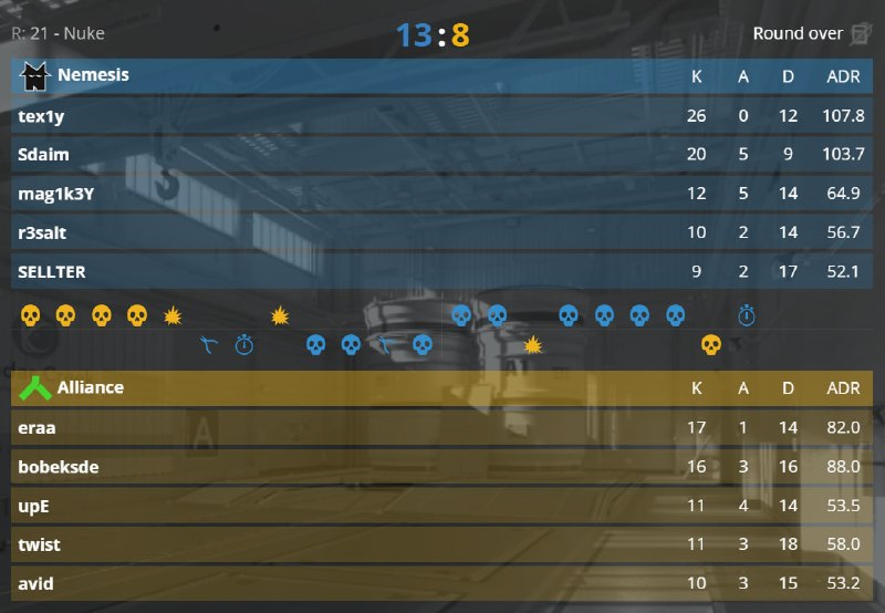 Nemesis в карте от выхода в полуфинал XSE Pro League 2026!