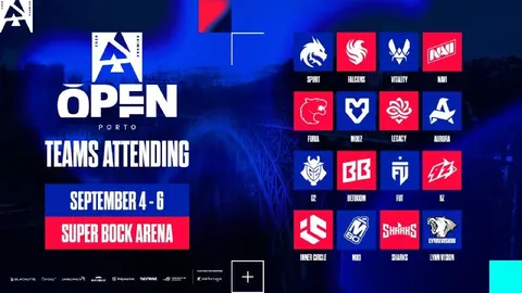 Полный список команд, которые примут участие на BLAST Open Porto.