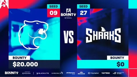FURIA сыграет с Sharks в открывающем матче BLAST Bounty S2.