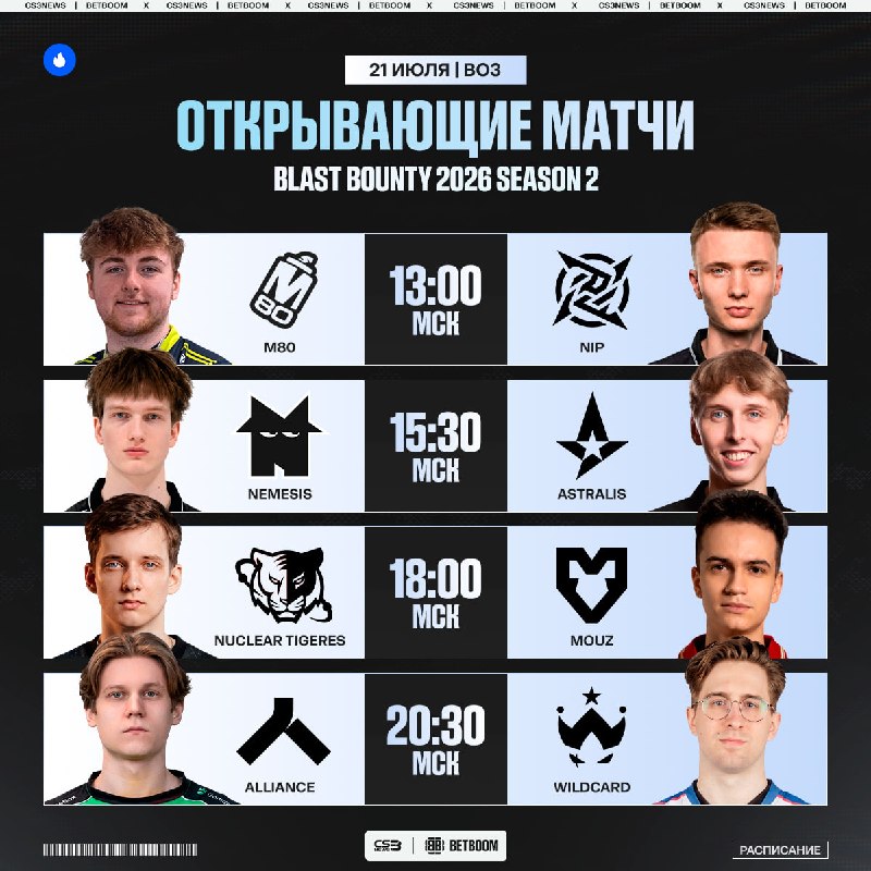 Скучали по турнирам? Ответ неважен, главное, что сегодня стартует BLAST Bounty!