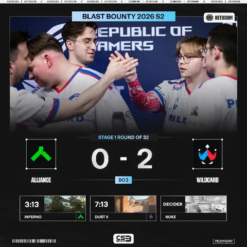 Alliance покидают турнир — Wildcard проходят дальше и остаются в одном шаге от выхода на LAN-финалы.