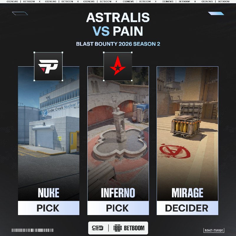 Внимание, смотрим последний матч перед полуфиналами BLAST Bounty S2!