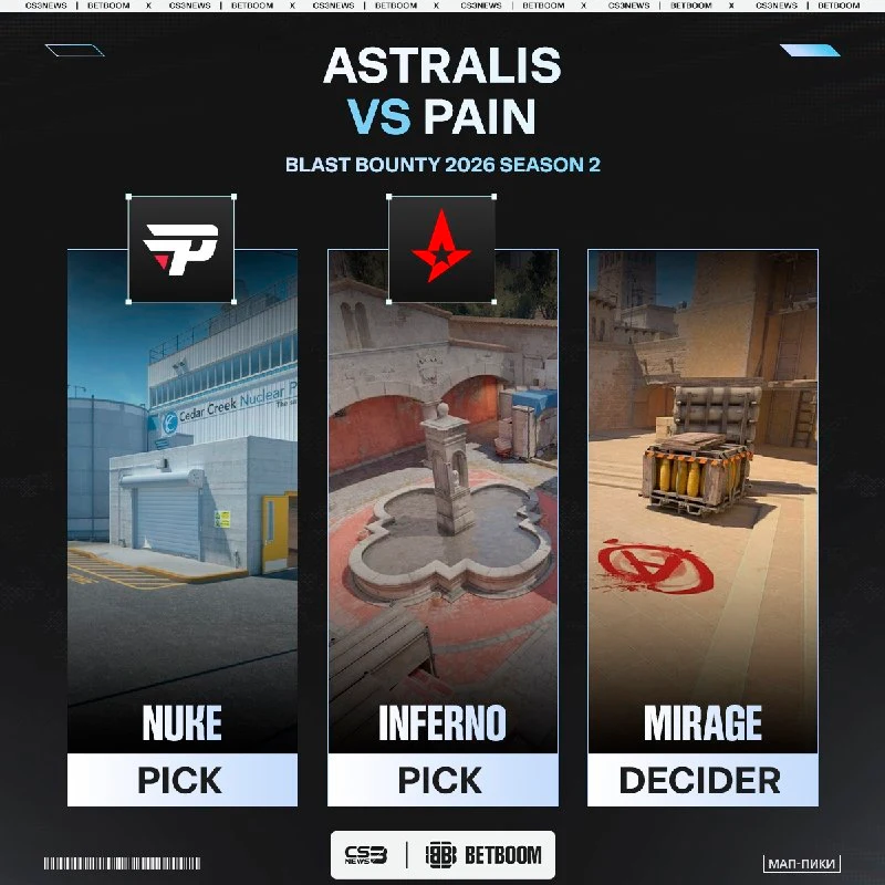 Внимание, смотрим последний матч перед полуфиналами BLAST Bounty S2!