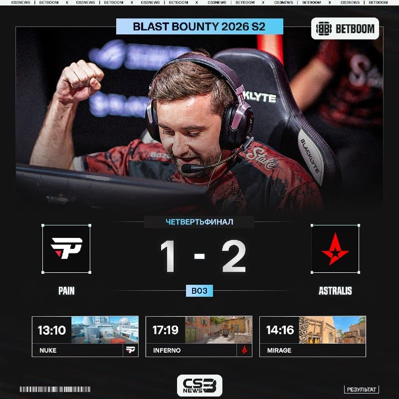 Игра была равна... и Astralis прошли в полуфинал!