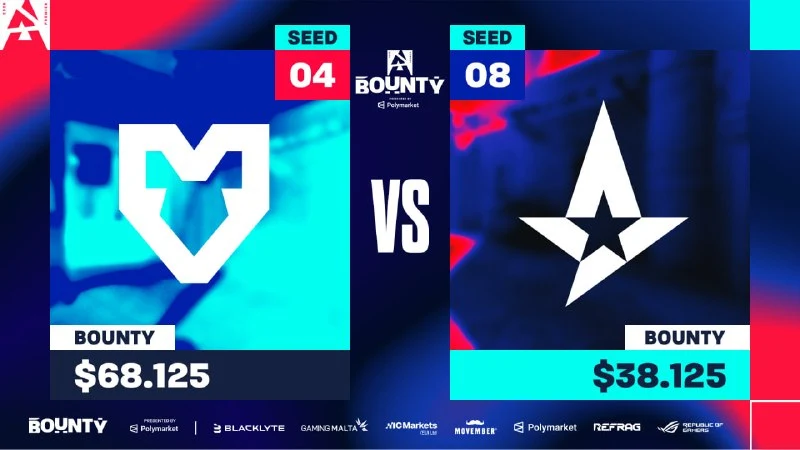 Astralis сыграют против MOUZ в первом полуфинальном матче.