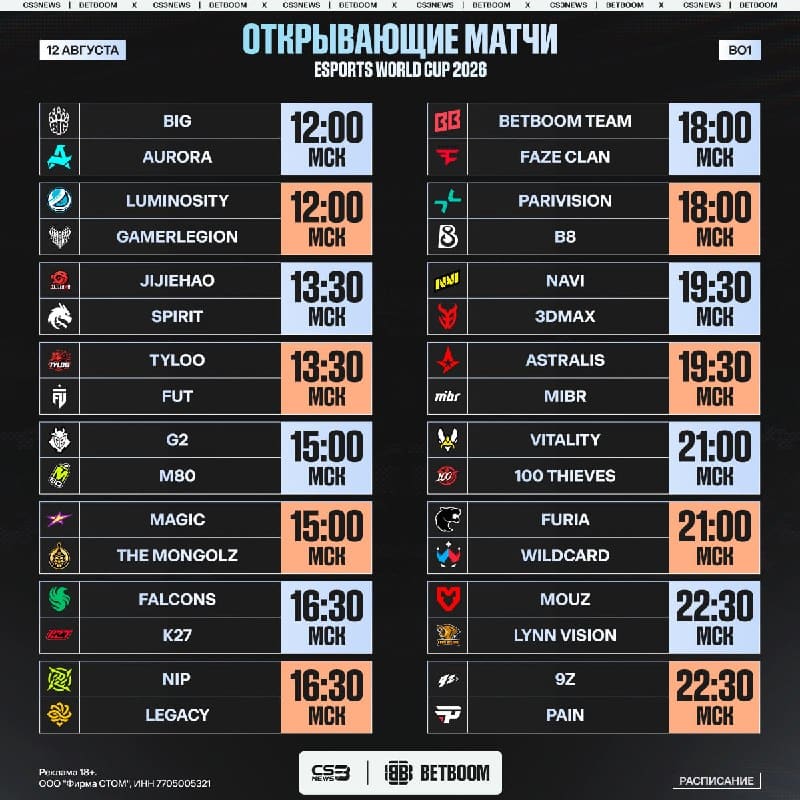 ЧЕМПИОНАТ МИРА ПО CS СТАРТУЕТ СЕГОДНЯ!