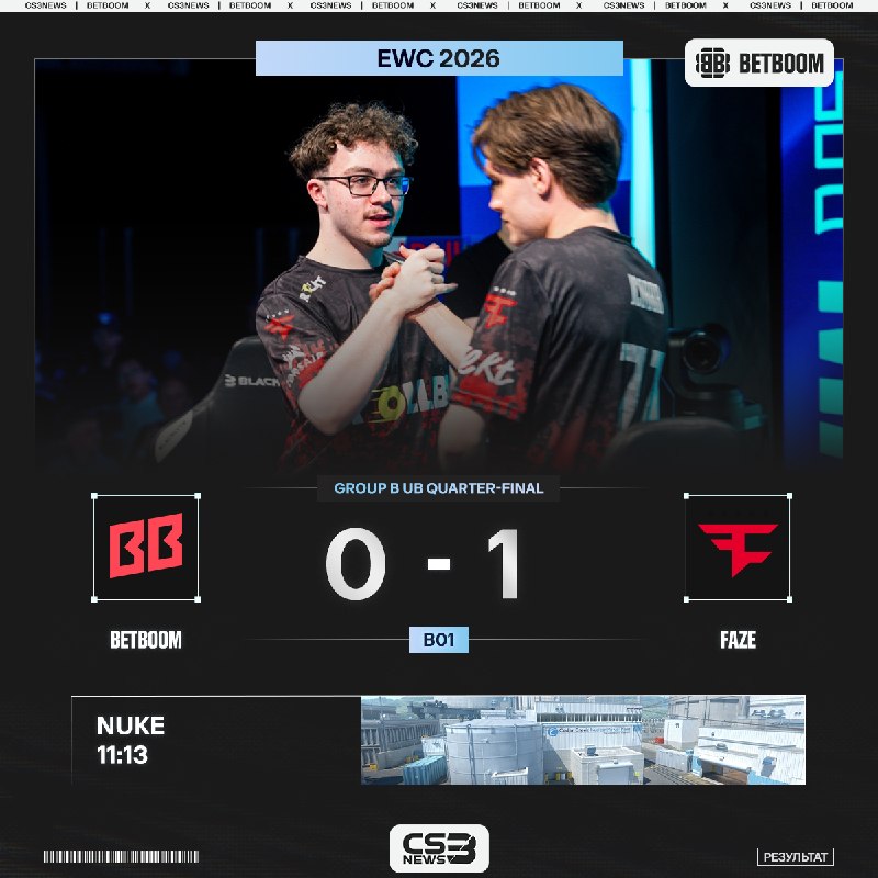 FAZE НЕ ДАЮТ СДЕЛАТЬ КАМБЕК И ДОЖИМАЮТ BETBOOM TEAM