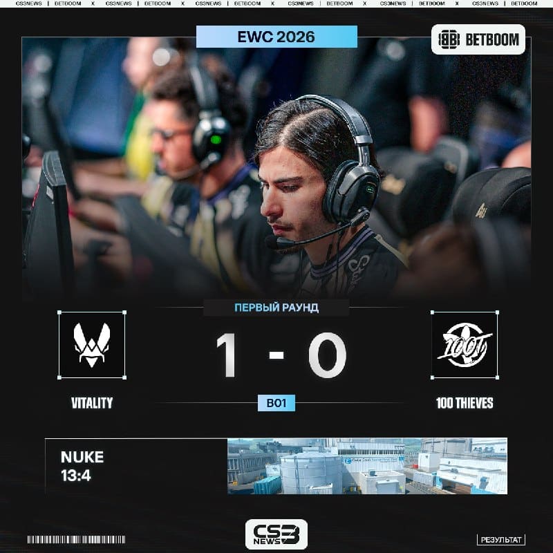 Vitality налегке проходят дальше по верхней сетке.