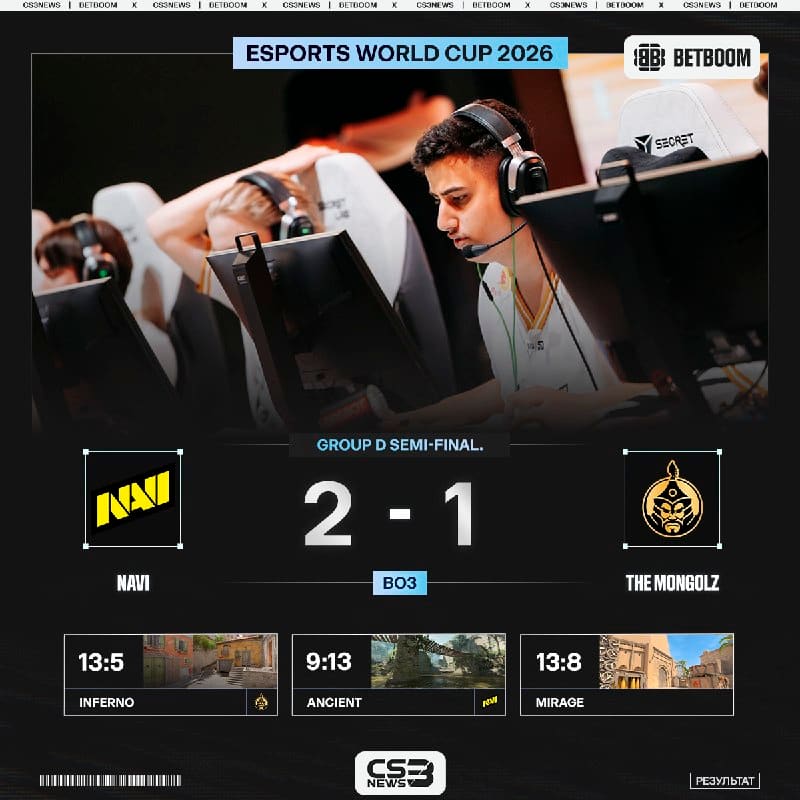 NAVI следующий участник плей-офф EWC 2026!
