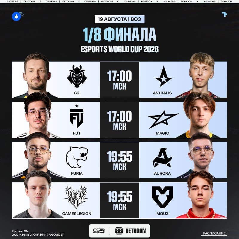 Да здравствует плей-офф EWC — cтартуем, правда, с менее грозной части сетки, но жаловаться не будем.