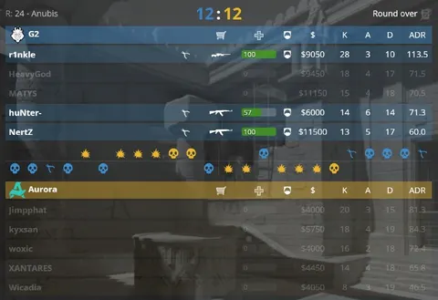 ЭТО КАМБЕК С 7:12 ОТ G2!