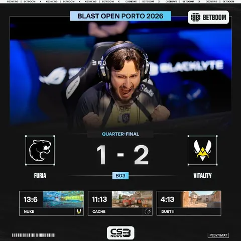 VITALITY — В ТОП-4, FURIA — НЕТ!