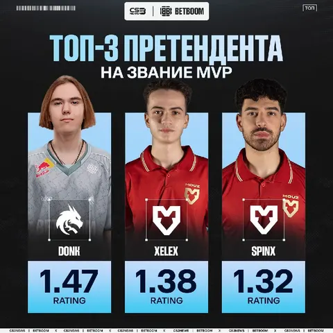 Donk идёт за своей 13 медалью MVP.
